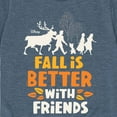 thumbnail image 3 of Frozen - Fall Is Better with Friends  - Toddler And Youth Short Sleeve Graphic T-Shirt, 3 of 5