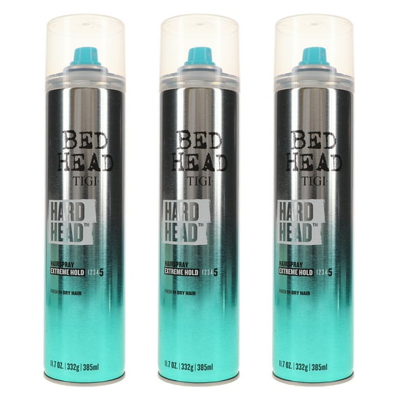 TIGI Bed Head Hard Head Hair Spray 11.7 oz 3 Pack