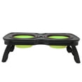 thumbnail image 1 of Tazones De Perros Elevados Plegables Con Soporte, ABS, PP, TPE, Portátil, Fácil De Limpiar, Tazones Para Perros Dobles Dobles, Para Mascotas Pequeñas Y Medianas, Suministros De, 1 of 7