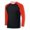 Orange, variant on Agkizg Men Long Sleeve Shirts,Mens Casual Shirts,Men's Long Sleeve Crewneck Raglan Sleeve Solid Color Mesh Top Casual Sports Tops