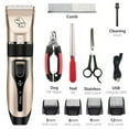 thumbnail image 4 of Pets Dog Cat Electric Dog Grooming Kit Dog Trimmer for Small Dogs Cats USB Rechargeable Low Noise Powerful Motor, 4 of 7