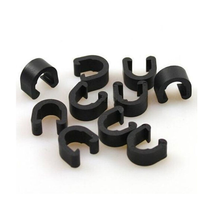 50Pcs Bike Cycling Brake Gear Cable Housing C Clips Clamp Hose GuideRCGGN15