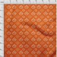 thumbnail image 3 of oneOone Cotton Cambric Orange Fabric Ethnic Bandhani Craft Projects Decor Fabric Printed By The Yard 56 Inch Wide, 3 of 4