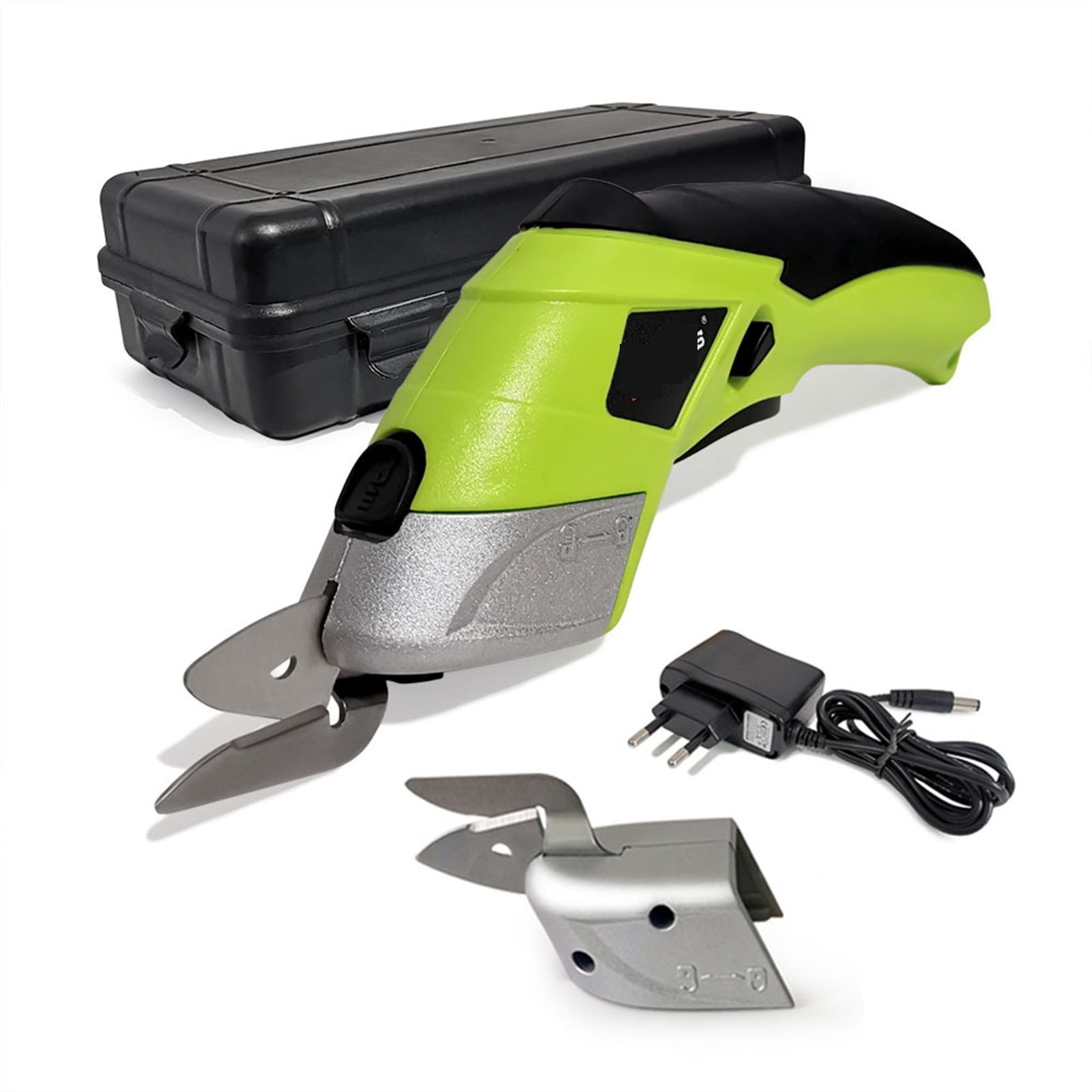 3.6V Fabric Rechargeable Electric Scissors Wireless Battery Cutter Cloth Carpet PVC Leather Cutting Tools Cordless Sewing Shear ,Multiple Speeds