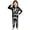 7-Black, variant on JAJAHO Halloween Kids Pajamas Girls Boys Skeleton Pajama Long Sleeve Top And Pant 2 Piece Pjs 2-10Y