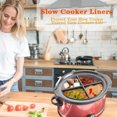 thumbnail image 3 of YAOMOBB Slow Cooker Compartment Liner 4Pcs Leakproof Silicone Slow Cooker Liner Reusable and Dishwasher Safe Stewpot Divider Liners for Kitchen Supplies, 3 of 5