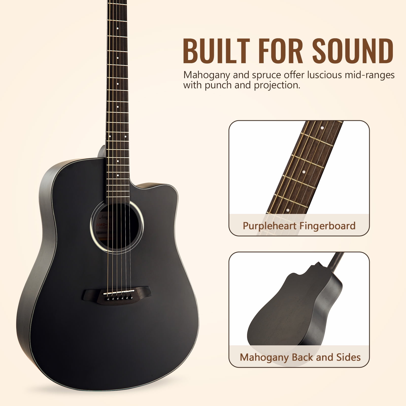 【7inch】Yeti Girls Sexymini～ ネオアコ ギターポップ ENYA Nova Go Sonic Carbon Fiber Electric Guitar with Ebony
