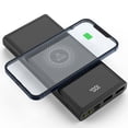 thumbnail image 4 of Qi Banque d'Alimentation Sans Fil 900000mAh Chargeur Portable Rapide Batterie Externe, 4 of 6