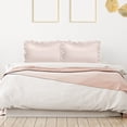 thumbnail image 2 of Unique Bargains Satin Pillowcase Ruffled Pillow Shams Silky Sateen Pillow Cases Covers, 2 of 8