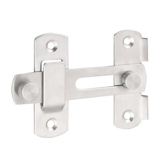 DEEPCRAFF 1Set Silver Thick Design Door Lock with Durable Safety Sliding Door Bolt