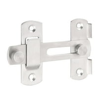 DEEPCRAFF 1Set Silver Thick Design Door Lock with Durable Safety Sliding Door Bolt