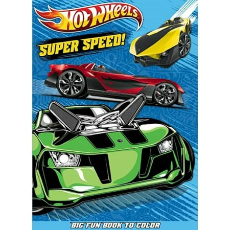 Hot Wheels Big Fun Book to color - Super Speed