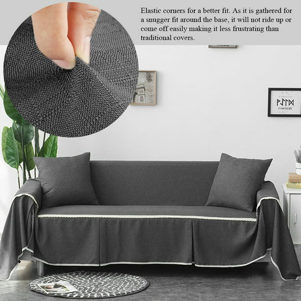 Yosoo 1 2 3 4 Seat Anti Slip Sofa Cover, Furniture Protectors For Leather Sofas