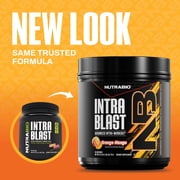NutraBio Intra Blast BCAA Electrolyte Amino Hydration Powder, Orange Mango, 723 g, 30 Servings