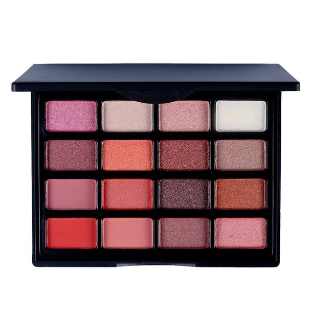 Sombra de ojos profesional, sombra de ojos, colores neutros cálidos, perfecta para bodas/fiestas/permanecer durante la noche o maquillaje informal. 02 Jinwen Paleta de sombra de ojos mate