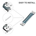 thumbnail image 4 of Metal Interno Flexible Marco - 10uds 80mm/3" Bolso Bisagras Resorte Clips para Moneda Bolsa Costura Monedero Fabricación Bricolaje, 4 of 6