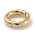thumbnail image 2 of 500pc 304 Stainless Steel Jump Rings Open Jump Rings Round Ring Real 18K Gold Plated 5x0.8mm, 2 of 2
