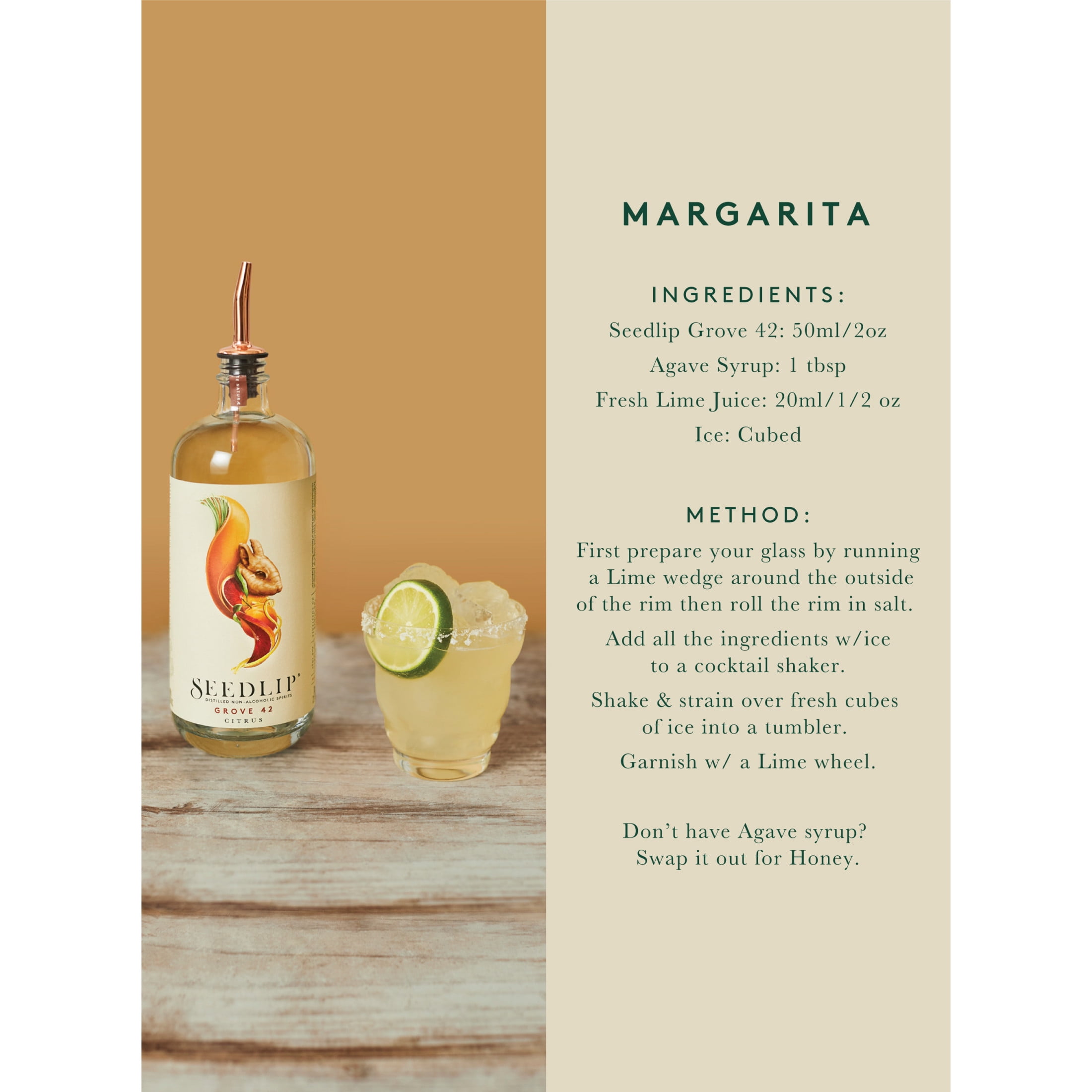 Seedlip Grove 42 Non-alcoholic Spirit, Calorie Free & Sugar Free