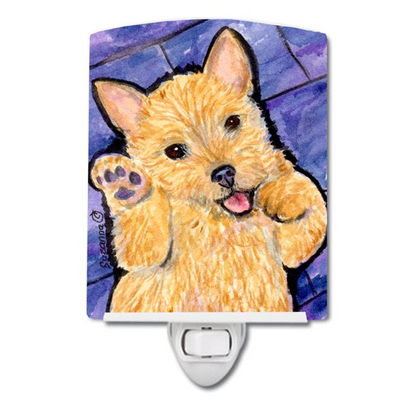Caroline's Treasures SS8911CNL Norwich Terrier Ceramic Night Light, 6x4x3", multicolor