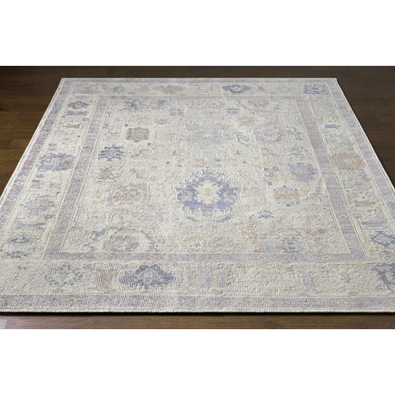 Hauteloom Abulug Recycled Material Living Room, Bedroom Patio Outdoor Area Rug - Traditional - Dark Red, Cream, Peach - 10' x 14'