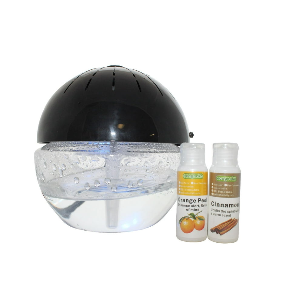 EcoGecko Earth Globe Glowing Water Air Washer and Revitalizer, Large Water Based Air Purifier