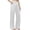 A-White2161, variant on XIAONU Womens Solid Wide Leg Pants High Waist Side Pockets Casual Pants