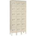 thumbnail image 3 of Global Industrial 652970TN 12 x 12 x 12 in. Six Tier Infinity Locker with 18 Door Assembled, Tan, 3 of 4