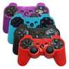 HDE PS3 Controller Skin 4 Pack Combo Silicone Rubber Protective Grip for Sony Playstation 3 Wireless Dualshock Game Controllers (Purple, Blue, Black, Red)