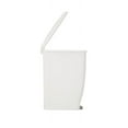 thumbnail image 4 of Rubbermaid 11.25 gal Step-On Slim Fit Plastic Kitchen Trash Can, White, 4 of 9