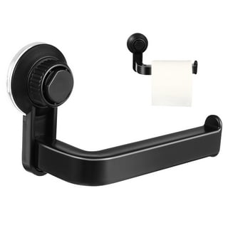 Hemoton Suction Cup Paper Towel Holder Wall Mounted Towel Rack Paper Roll  Hanger for Home Kitchen Toilet