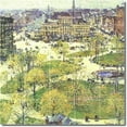 thumbnail image 1 of Ceramic Tile Mural-Childe Hassam City Wall Tile Mural 10. 40" w x 40" h using (25) 8 x 8 ceramic tiles, 1 of 3