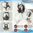 thumbnail image 5 of Reusable Full Face Mask with Filter Box, 1 Set 17-in-1 Anti Gas & Dust Resistant Full Face Mask, Anti-fog Full Face Mask for Painting, Chemicals Safety Construction Gear, Respirator, Woodworking, 5 of 9