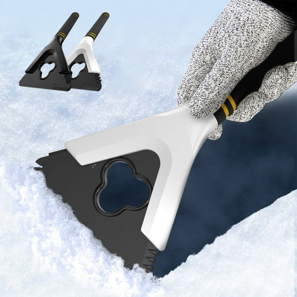Clearance Items,Snow Shovel For Car, 5 In 1 Snow Brush With Squeegee And Ice Scraper For Car Windshield Detachable Car Snow Shovel With Grip,PENDANE,Black