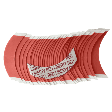 Sunshine Tape | Liberty Red Liner Wig Tape | 36 Pieces | Clear Double Sided Adhesive (CC Curve)