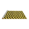 thumbnail image 2 of Ahgly Company Machine Washable Indoor Rectangle Abstract Yellow Contemporary Area Rugs, 8' x 12', 2 of 4