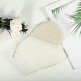 thumbnail image 6 of Unique Bargains 1 Pc Shower Gloves Exfoliating Gloves for Bathroom 8.46"x6.89" Yellow White, 6 of 6