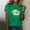 Green, variant on Fznquz 2025 Womens Tops Casual Short Sleeve Crew Neck Graphic Tees Summer Pink Womens Blouses