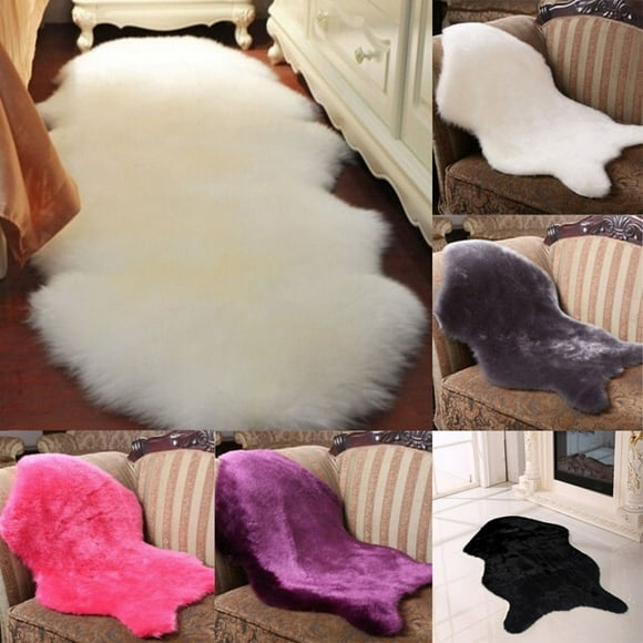 Home decoration carpet Hairy carpet Sofa cover rugs Ultra soft chair carpet Faux sheep skin carpet