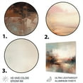 thumbnail image 3 of Designart "Abstracted Nature in Brown I" Abstract Landscape Metal Wall Decor, 3 of 5