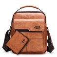 thumbnail image 3 of Bolso de hombre de negocios retro, bolso de hombro, bolso cruzado de gran capacidad para hombre, maletín portátil de moda, 3 of 6