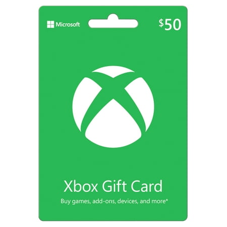 Interactive Commicat Xbox Microsoft Gift Card 2015 $50