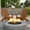 Teak, variant on Emma + Oliver Set of 2 Outdoor Sea Foam All-Weather Poly Resin Wood Adirondack Chairs