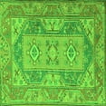 thumbnail image 1 of Ahgly Company Indoor Square Oriental Green Traditional Area Rugs, 8' Square, 1 of 1