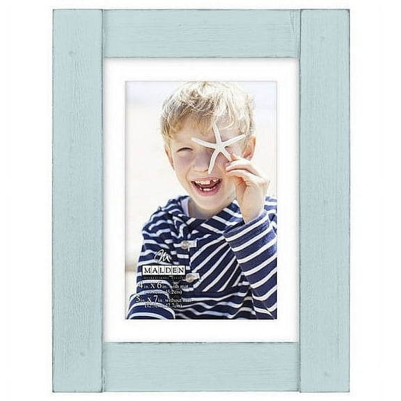 STEP BLUE 5x7 4x6 frame by Malden - 4x6