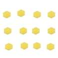 thumbnail image 1 of 12pcs/set 3D Mirror Hexagon Removable Wall Sticker Decal Home Decor Art DIY - Gold - 46x40x23mm, 1 of 7