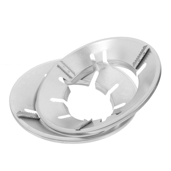 Estante antideslizante para Wok, aberturas de hierro fundido, anillo para Wok a prueba de viento, soporte para estufa de Gas, 2 uds.