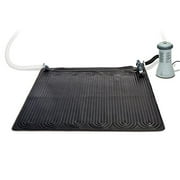 Tapis de chauffe-eau solaire Intex pour piscine hors sol de 8 000 gallons, noir