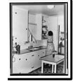 thumbnail image 2 of Historic Framed Print, Kitchen of tenant purchase home. Hidalgo County, Texas, 17-7/8" x 21-7/8", 2 of 9
