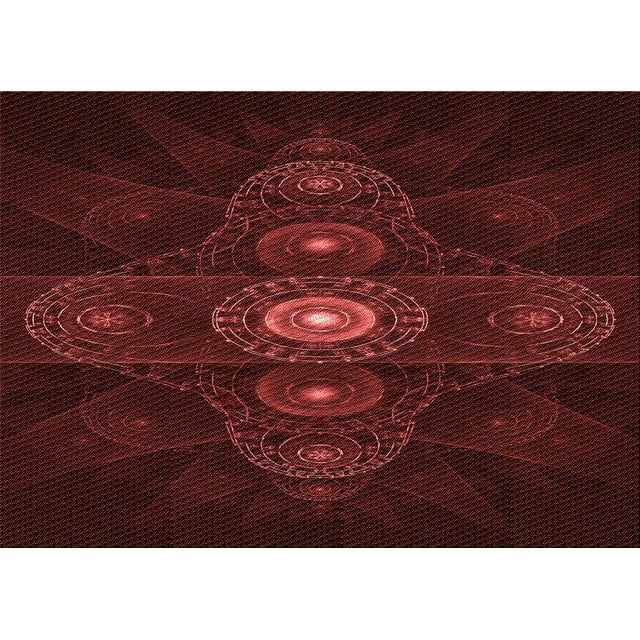 Ahgly Company Machine Washable Indoor Rectangle Transitional Fire Brick Red Area Rugs, 7' x 10'