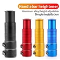thumbnail image 4 of Advancent Disfrute de una experiencia de ciclismo más relajada con manubrios ajustables Manubrios para aumentar la altura Accesorios para Ciclismo plateado Versión elevada, 4 of 6